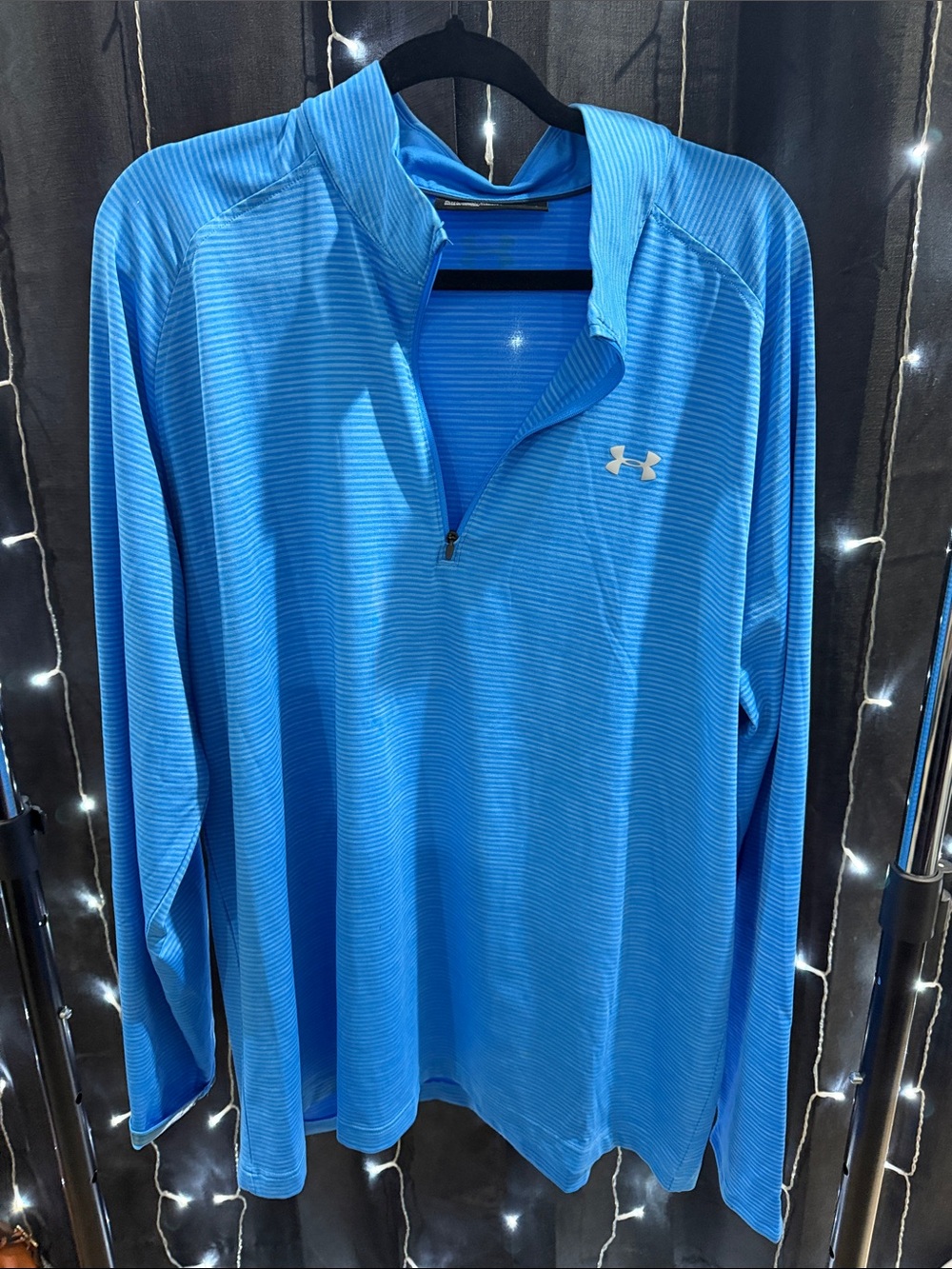Under Armour Men’s Light Blue Quarter-Zip Performance Pullover
